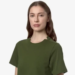 K-WAY Amilly - T-Shirtstop - T-Shirt - Woman - Green Cypress Fashion