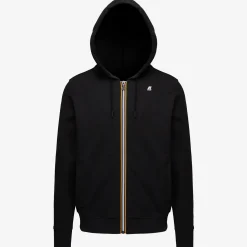 K-WAY Anthony - Fleece - Jacket - Man - Black Pure Clearance