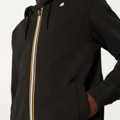K-WAY Anthony - Fleece - Jacket - Man - Black Pure Clearance