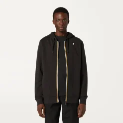 K-WAY Anthony - Fleece - Jacket - Man - Black Pure Clearance