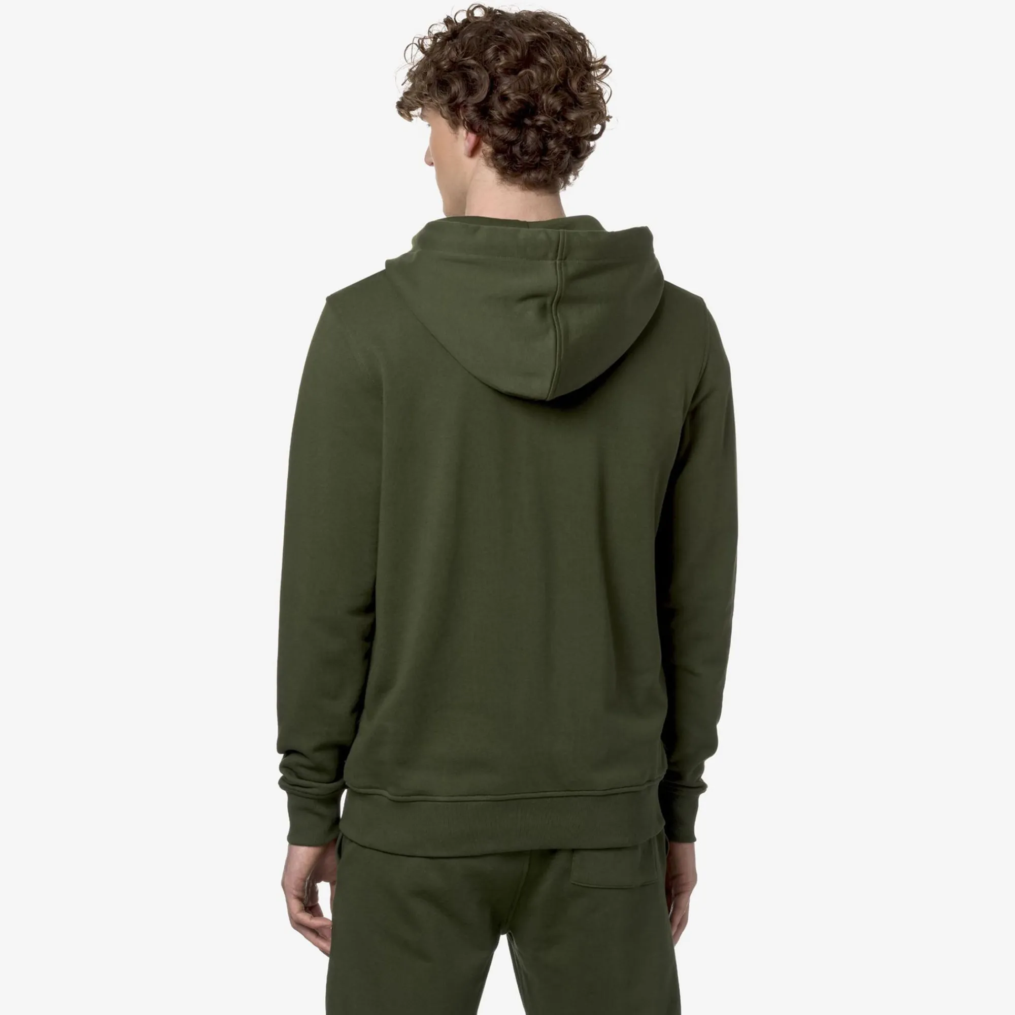 K-WAY Anthony - Fleece - Jacket - Man - Green Cypress Discount