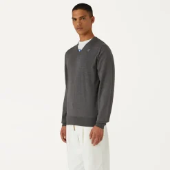 K-WAY Antoine Merino - Knitwear - Pullover - Man - Grey Md Mel Sale