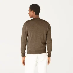 K-WAY Antoine Merino - Knitwear - Pullover - Man - Beige Taupe New