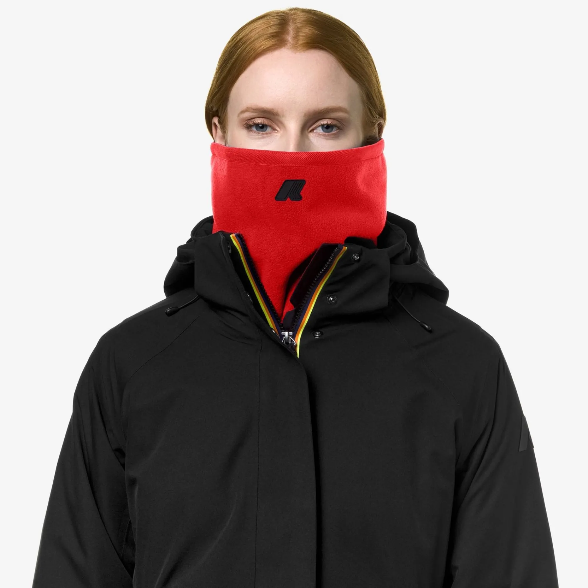K-WAY Aravis Sherpa Polar - Scarves - Warmneck - Unisex - Red Store