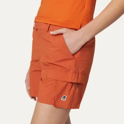 K-WAY Argalps - Shorts - Cargo - Woman - Orange Copper Best
