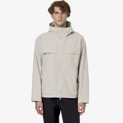 K-WAY Arnaud Eco Sd Contrast - Jackets - Short - Man - Beige L-Green C Best Sale