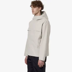 K-WAY Arnaud Eco Sd Contrast - Jackets - Short - Man - Beige L-Green C Best Sale