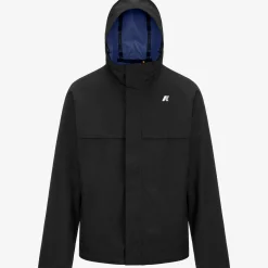 K-WAY Arnaud Eco Sd Contrast - Jackets - Short - Man - Black P-Blue F Outlet