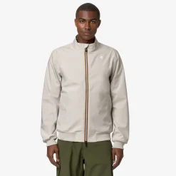 K-WAY Arsene Bonded Jersey - Jackets - Short - Man - Beige Lt Hot