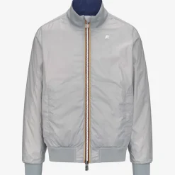 K-WAY Arsene Plus.2 Reversible - Jackets - Short - Man - Blue F-Grey A Cheap