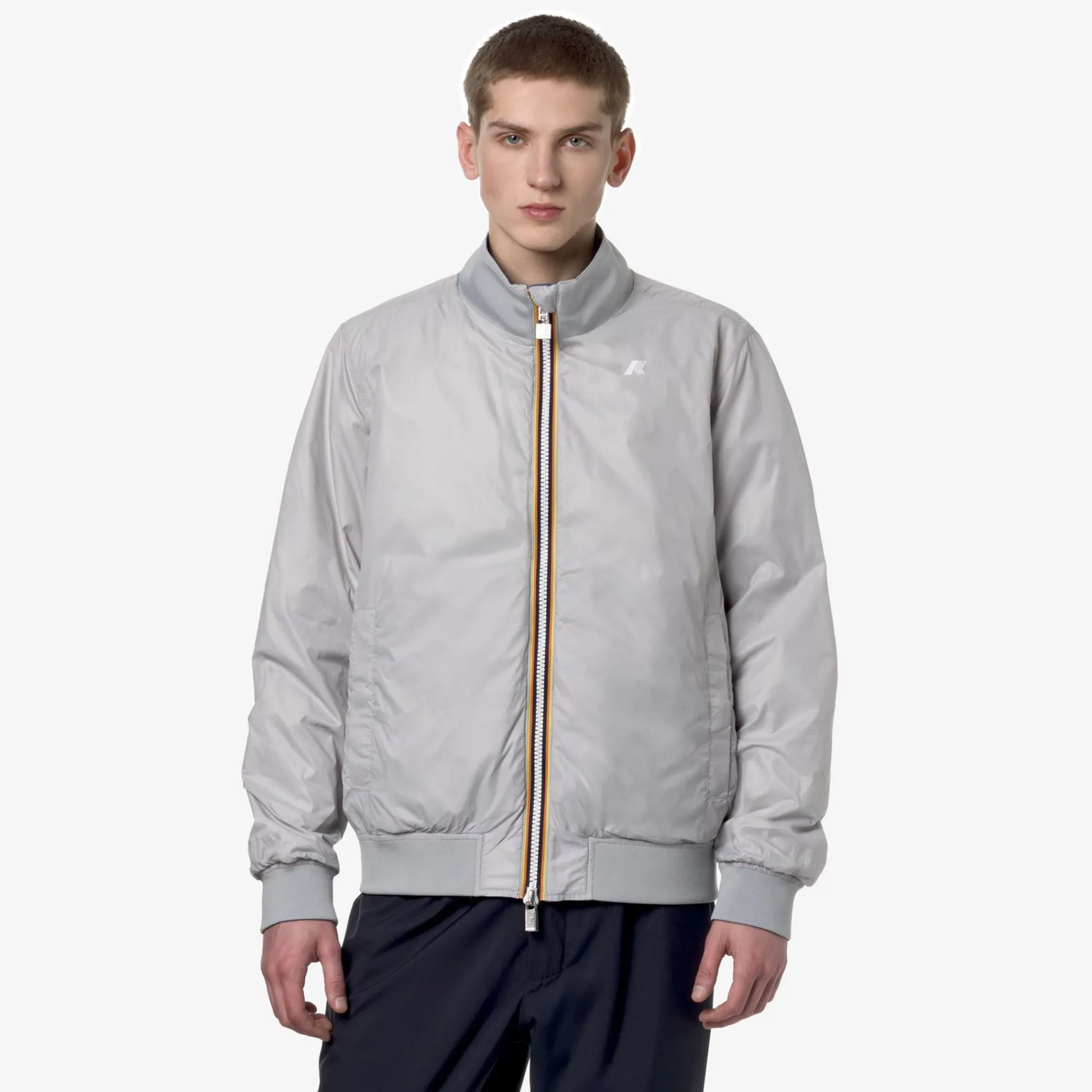 K-WAY Arsene Plus.2 Reversible - Jackets - Short - Man - Blue F-Grey A Cheap