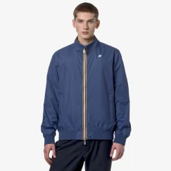 K-WAY Arsene Plus.2 Reversible - Jackets - Short - Man - Blue F-Grey A Cheap