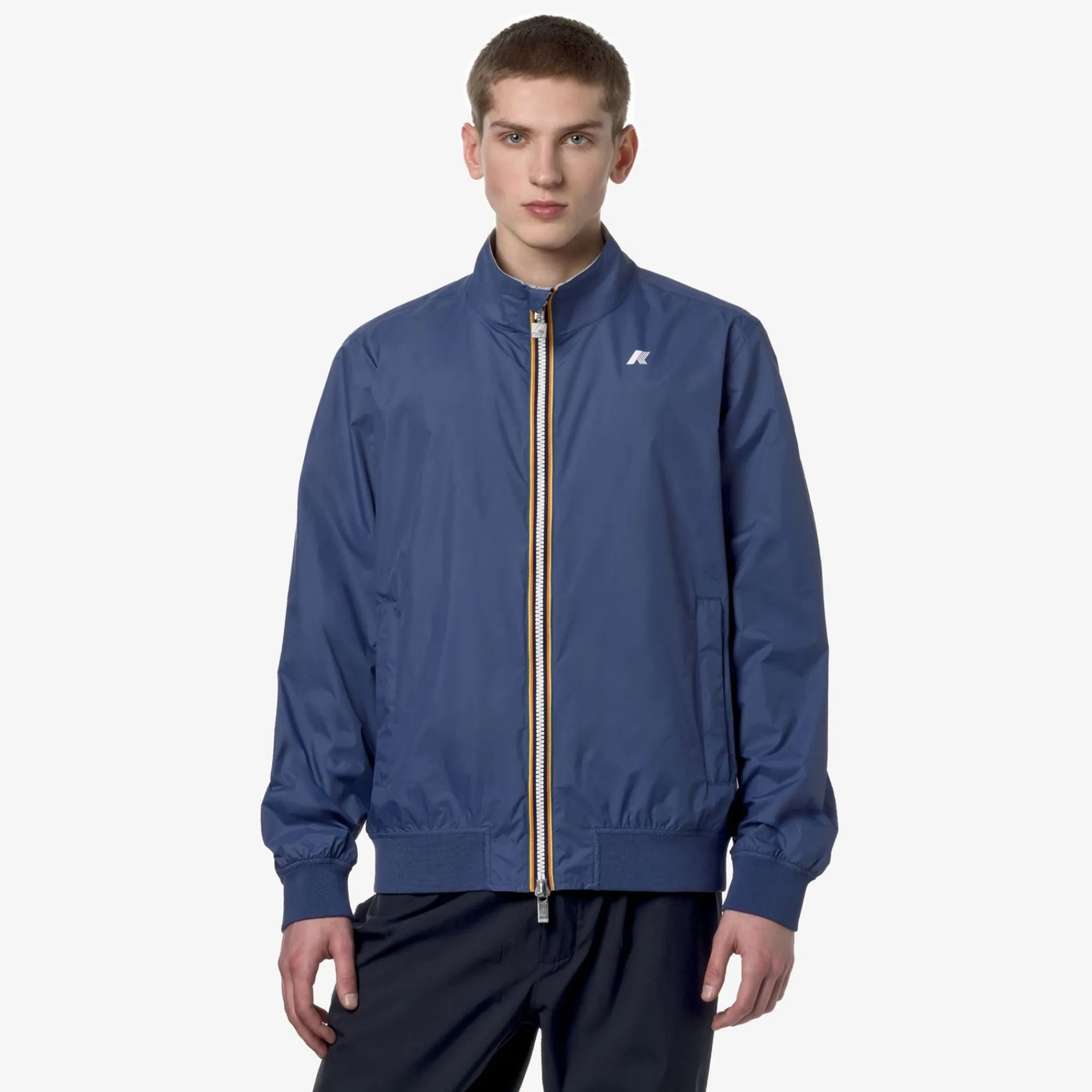 K-WAY Arsene Plus.2 Reversible - Jackets - Short - Man - Blue F-Grey A Cheap