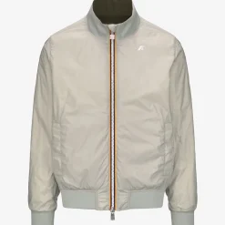 K-WAY Arsene Plus.2 Reversible - Jackets - Short - Man - Green C-Beige L Hot