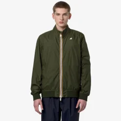 K-WAY Arsene Plus.2 Reversible - Jackets - Short - Man - Green C-Beige L Hot