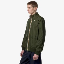 K-WAY Arsene Plus.2 Reversible - Jackets - Short - Man - Green C-Beige L Hot