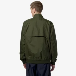 K-WAY Arsene Plus.2 Reversible - Jackets - Short - Man - Green C-Beige L Hot