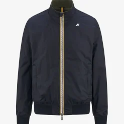 K-WAY Arsene Plus.2 Reversible - Jackets - Short - Man - Blue D-Green C Online
