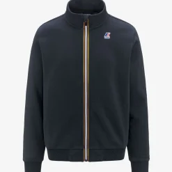 K-WAY Augur Poly Cotton - Fleece - Jacket - Unisex - Blue Depth Store