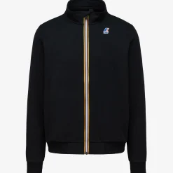 K-WAY Augur Poly Cotton - Fleece - Jacket - Unisex - Black Pure Store