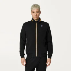 K-WAY Augur Poly Cotton - Fleece - Jacket - Unisex - Black Pure Fashion