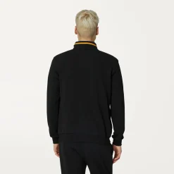 K-WAY Augur Poly Cotton - Fleece - Jacket - Unisex - Black Pure Fashion