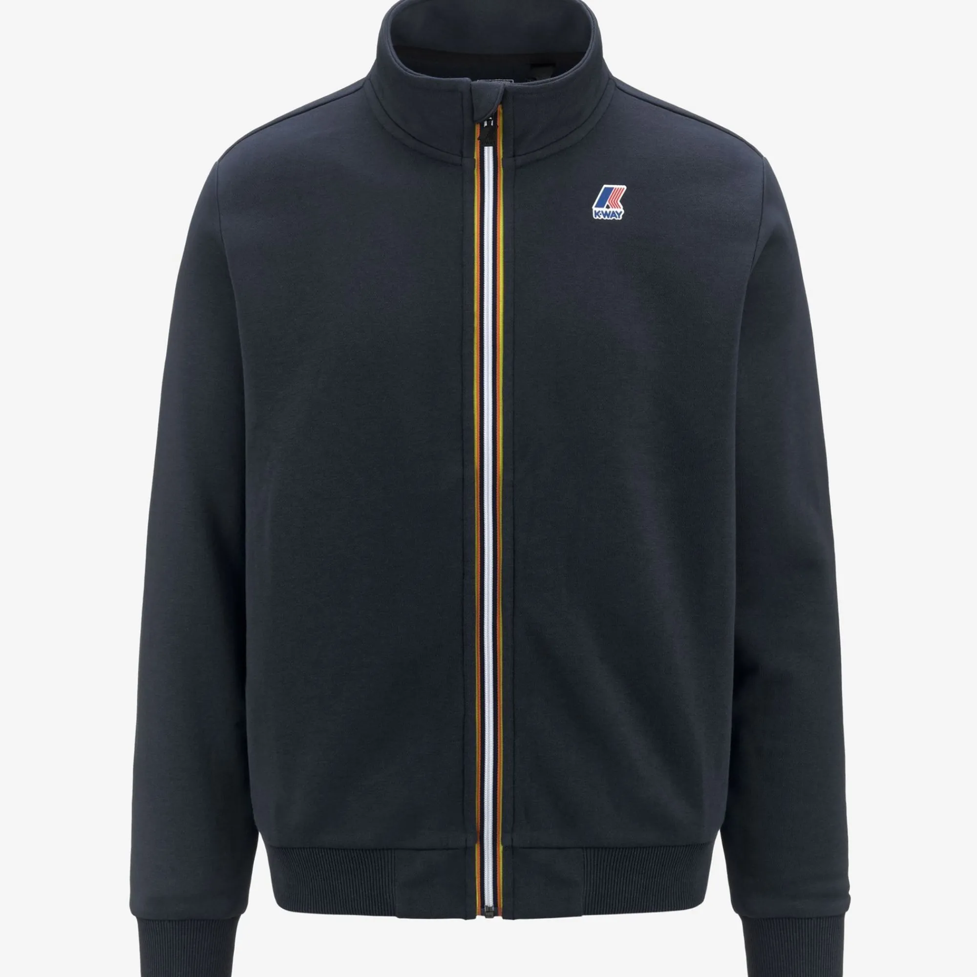 K-WAY Augur Poly Cotton - Fleece - Jacket - Unisex - Blue Depth Cheap