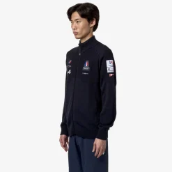 K-WAY Ault Orient Express Team Ac - Knitwear - Jacket - Unisex - Blue Dress New