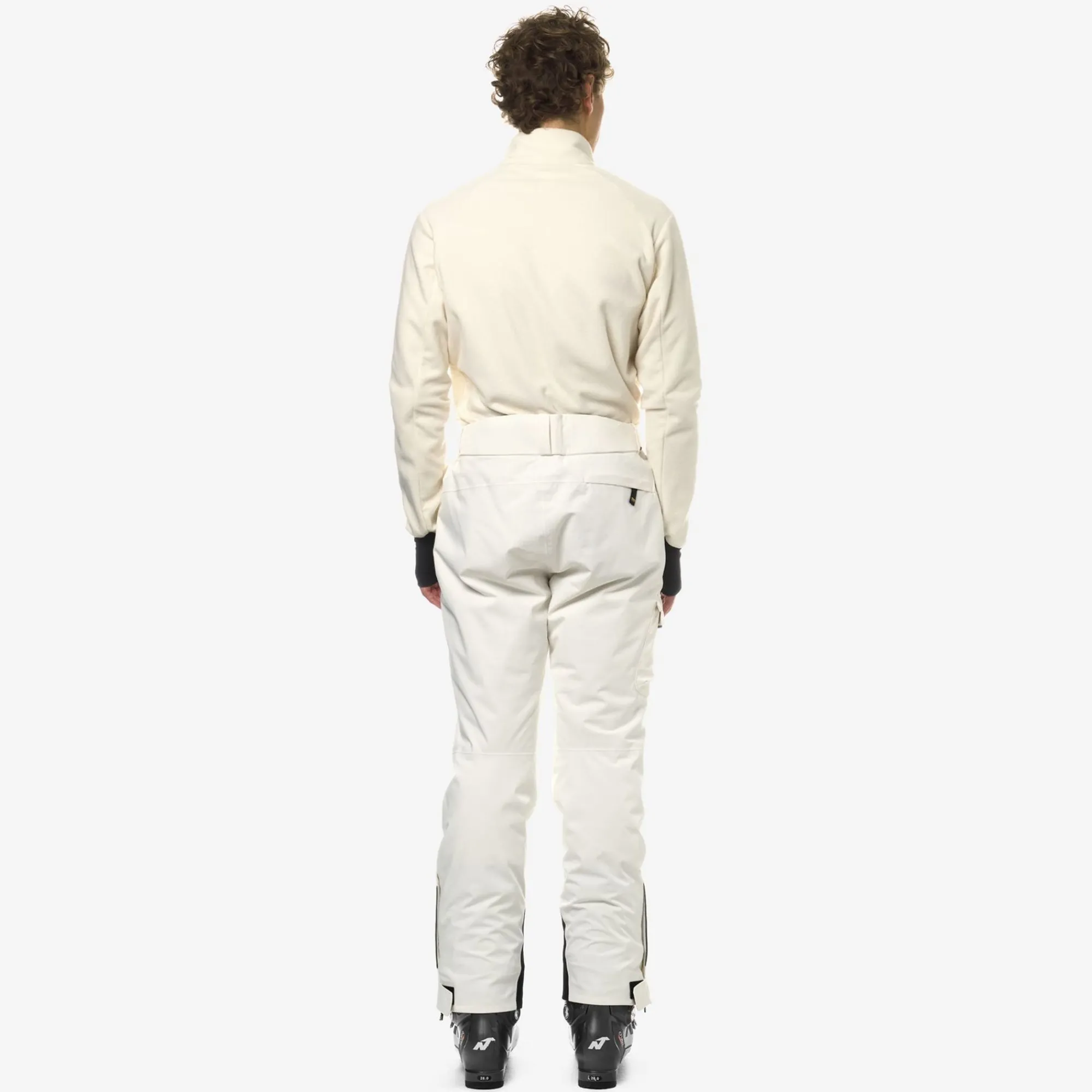 K-WAY Avrieux Micro Twill 2 Layers - Pants - Sport Trousers - Man - White Gardenia Clearance
