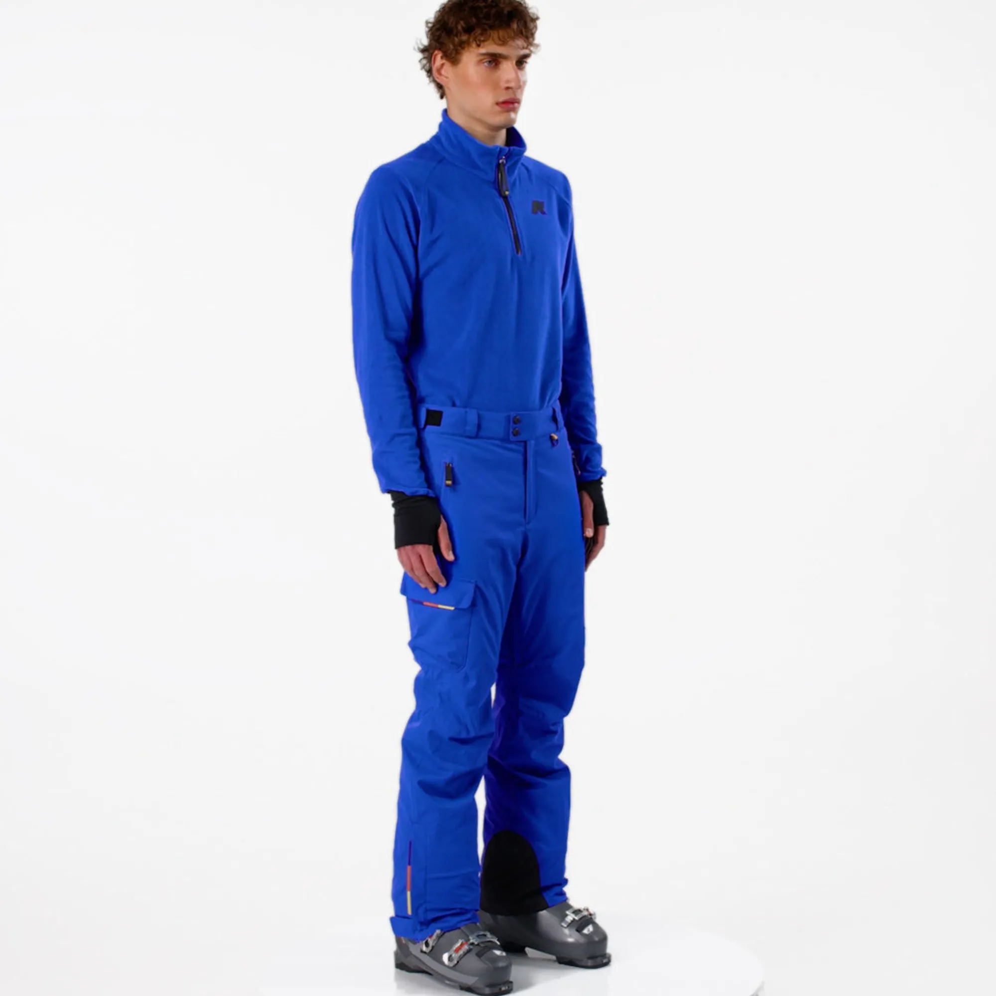 K-WAY Avrieux Micro Twill 2 Layers - Pants - Sport Trousers - Man - Blue Royal Marine Cheap