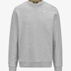 K-WAY Baptiste - Fleece - Jumper - Man - Grey Mel Cheap