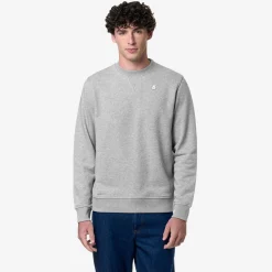 K-WAY Baptiste - Fleece - Jumper - Man - Grey Mel Cheap