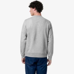 K-WAY Baptiste - Fleece - Jumper - Man - Grey Mel Cheap