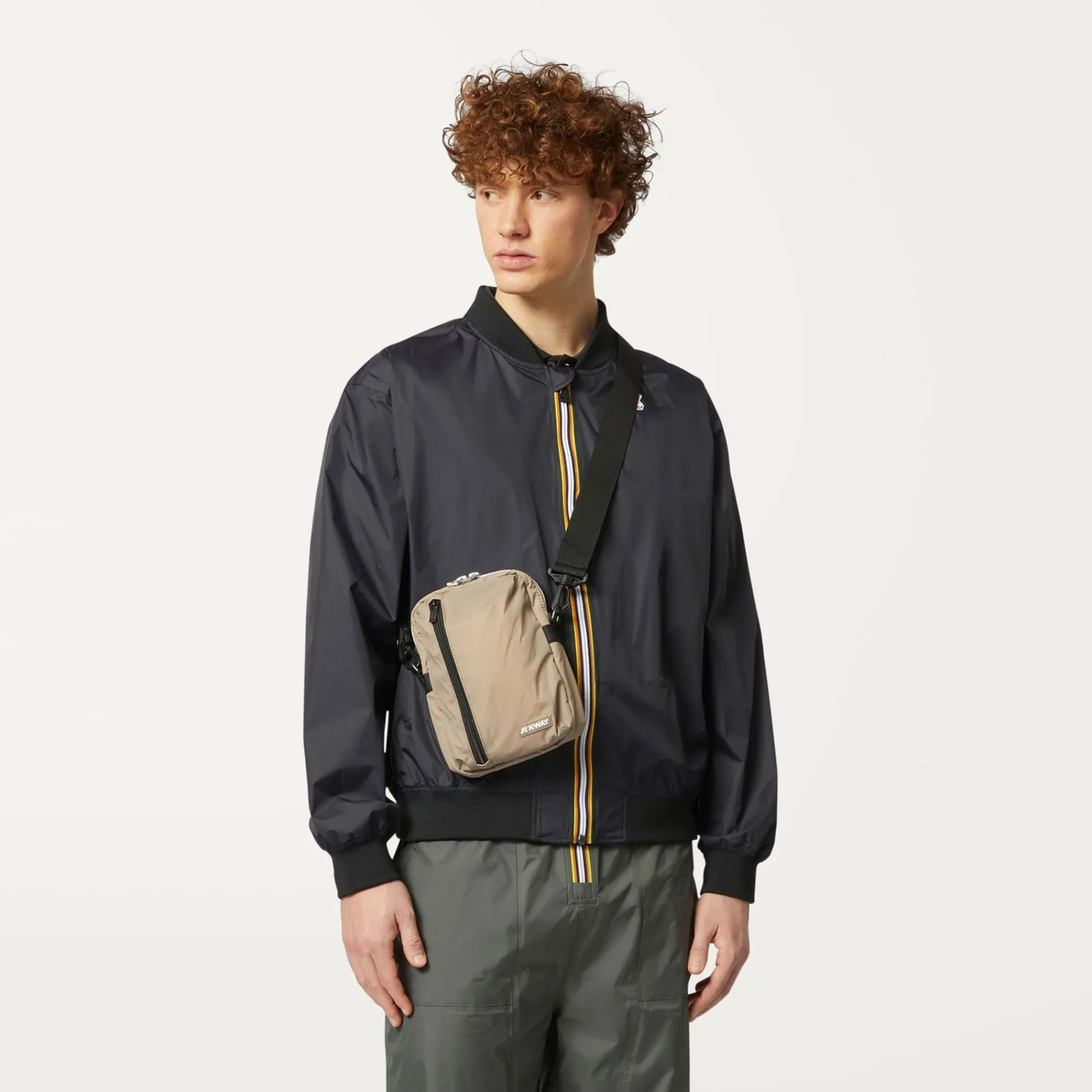 K-WAY Barbiton - Bags - Shoulder Bag - Unisex - Beige Taupe Flash Sale