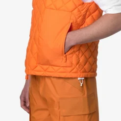 K-WAY Barnely Eco Light Warm - Jackets - Vest - Unisex - Orange Clearance