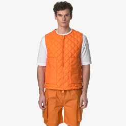 K-WAY Barnely Eco Light Warm - Jackets - Vest - Unisex - Orange Clearance