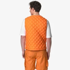 K-WAY Barnely Eco Light Warm - Jackets - Vest - Unisex - Orange Clearance