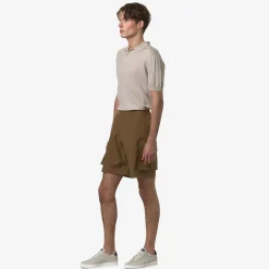 K-WAY Bastyel - Shorts - Cargo - Man - Brown Corda Best