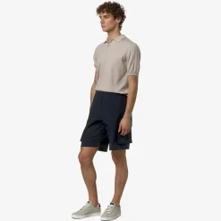 K-WAY Bastyel - Shorts - Cargo - Man - Blue Depth Online
