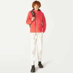 K-WAY Beau St Fur Bonded - Fleece - Jacket - Unisex - Red- Grey Smk Shop