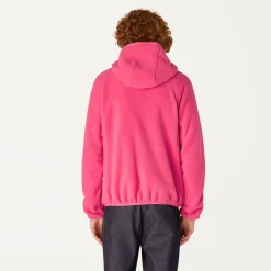 K-WAY Beau St Fur Bonded - Fleece - Jacket - Unisex - Fuchsiamag-Greysmk Sale