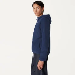 K-WAY Beau St Fur Bonded - Fleece - Jacket - Unisex - Blue Depth-Grey Smk Best