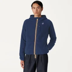 K-WAY Beau St Fur Bonded - Fleece - Jacket - Unisex - Blue Depth-Grey Smk Shop