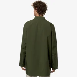 K-WAY Benny Bonded Jersey - Jackets - 3/4 Length - Man - Green Cypress Flash Sale