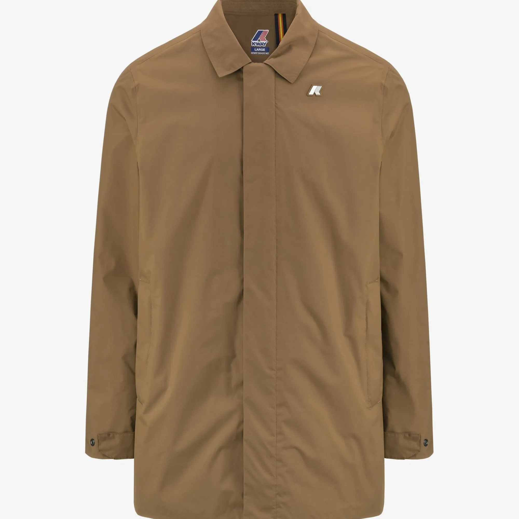 K-WAY Benny Ottoman - Jackets - 3/4 Length - Man - Brown Corda Best Sale