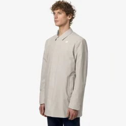 K-WAY Benny Ottoman - Jackets - 3/4 Length - Man - Beige Lt Clearance