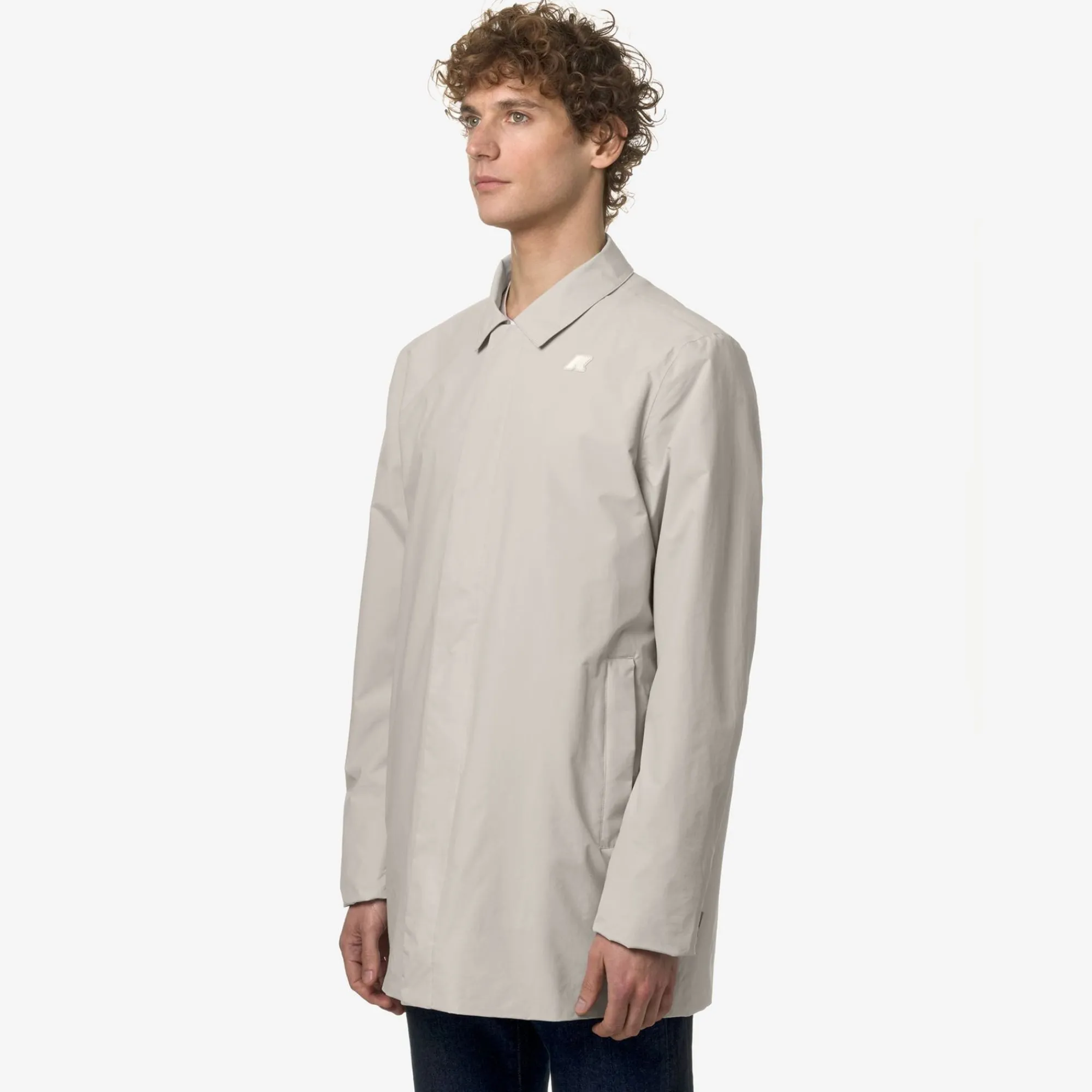 K-WAY Benny Ottoman - Jackets - 3/4 Length - Man - Beige Lt Clearance