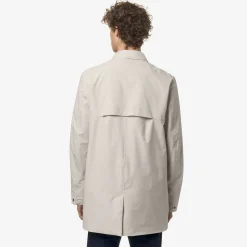 K-WAY Benny Ottoman - Jackets - 3/4 Length - Man - Beige Lt Clearance