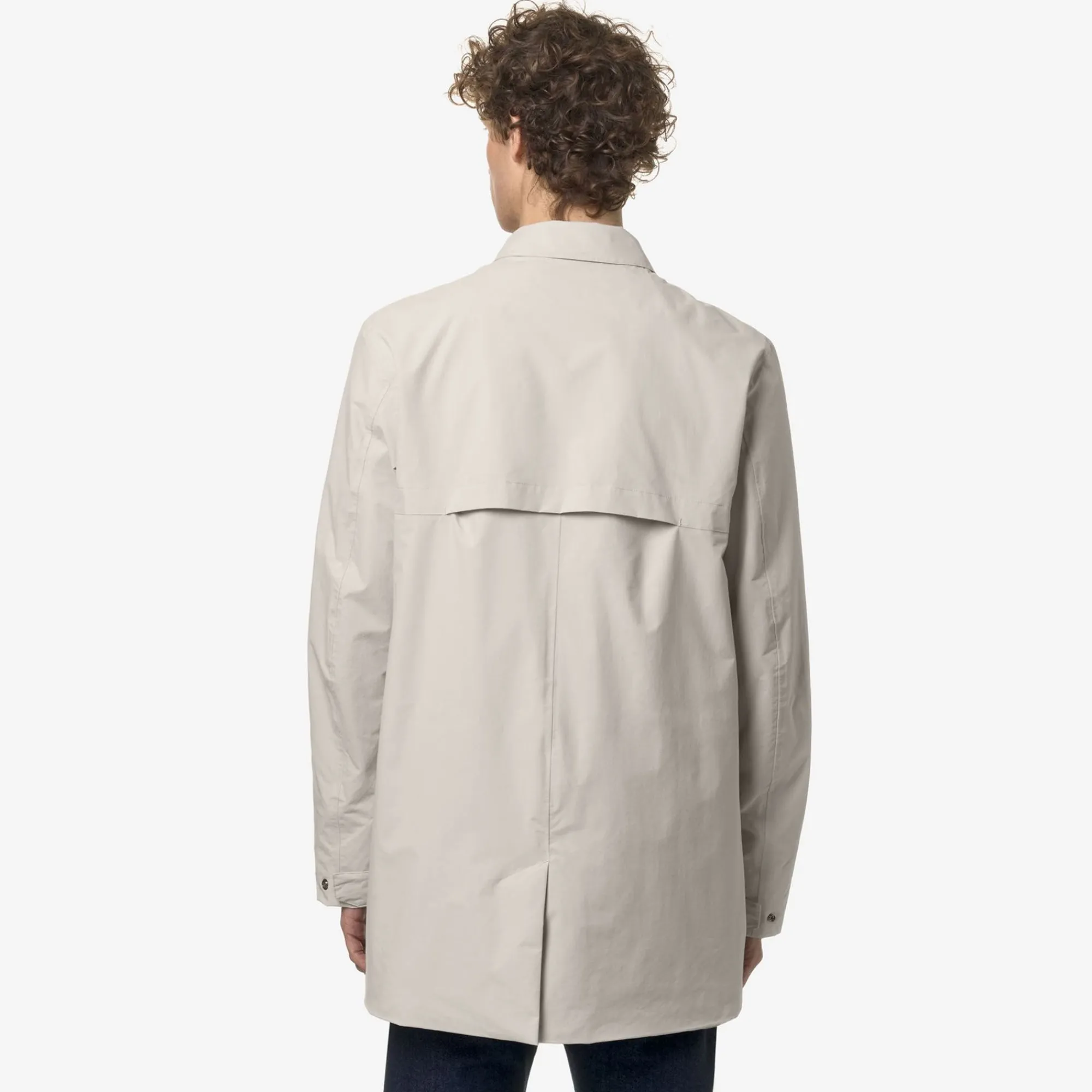 K-WAY Benny Ottoman - Jackets - 3/4 Length - Man - Beige Lt Clearance