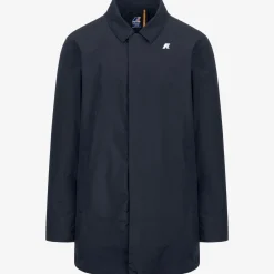 K-WAY Benny Ottoman - Jackets - 3/4 Length - Man - Blue Depth Store